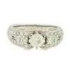 Image 1 : 14KT White Gold 1.15 ctw Diamond Ring