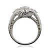 Image 3 : 14KT White Gold 1.15 ctw Diamond Ring
