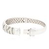 Image 3 : 14KT White Gold 3.62 ctw Diamond Bangle Bracelet