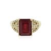 Image 1 : 14KT Yellow Gold 6.04 ctw Ruby and Diamond Ring