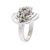 Image 3 : 14KT White Gold 0.51 ctw Diamond Ring