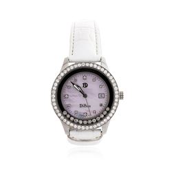 DiBur Stainless Steel Diamond Wristwatch