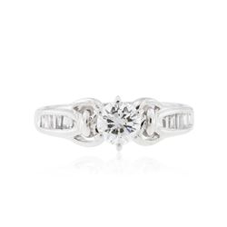 Platinum 0.60 ctw Diamond Ring