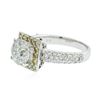 Image 2 : 18KT White Gold 2.20 ctw Diamond Ring