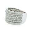Image 2 : 14KT White Gold 1.21 ctw Diamond Ring