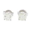 Image 1 : 14KT White Gold 1.30 ctw Diamond Stud Earrings