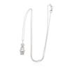 Image 1 : 14KT White Gold 0.60 ctw Diamond Pendant With Chain