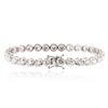 Image 2 : 18KT White Gold 9.66 ctw Diamond Tennis Bracelet