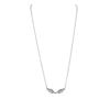 Image 1 : 14KT White Gold 0.46 ctw Diamond Necklace