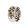 Image 3 : 14KT White Gold 0.91 ctw Diamond Ring