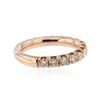 Image 2 : 14KT Rose Gold 1.03 ctw Diamond Ring