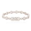 Image 2 : 14KT White Gold 5.76 ctw Diamond Bracelet