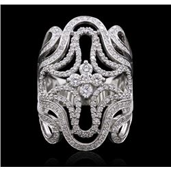 14KT White Gold 1.62 ctw Diamond Ring