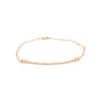 Image 1 : 14KT Rose Gold 0.26 ctw Diamond Bracelet