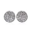 Image 1 : 14KT White Gold 1.14 ctw Diamond Earrings