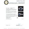 Image 3 : 14KT White Gold 3.03 ctw Sapphire and Diamond Ring