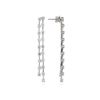 Image 2 : 14KT White Gold 2.25 ctw Diamond Earrings