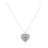 Image 2 : 14KT White Gold 0.82 ctw Diamond Pendant With Chain