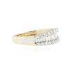 Image 2 : 14KT Yellow Gold 1.20 ctw Diamond Ring