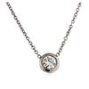 Image 1 : 14KT White Gold 0.35 ctw Diamond Necklace