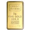 Image 1 : 2 gram Statue of Liberty Credit Suisse Gold Bar (In Assay)