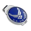 Image 1 : U.S. Air Force Enameled Silver Round - Money Clip (Silvertone)