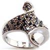 Image 1 : Sterling Silver .925 Fancy Style Ring 6.42gr