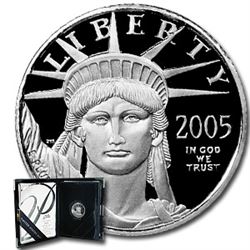 2005-W 1/10 oz Proof Platinum American Eagle (w/Box & COA)