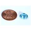 Image 1 : 3 ct & up Blue Zircon Oval Shaped (3.06)