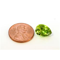 8 ct & up Peridot Cushion Cut (8.35)