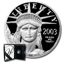 2003-W 1/10 oz Proof Platinum American Eagle (w/Box & COA)