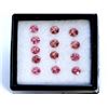 Image 1 : 7.39 ct Pink Tourmaline Round 13Pcs (5.0mm)