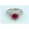 Image 1 : GIA Ruby Round 2.56ct   Diamond 0.55ct