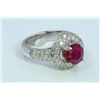 Image 2 : GIA Ruby Round 2.56ct   Diamond 0.55ct