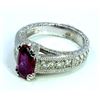 Image 2 : NO HEAT GIA Ruby  1.85ct  Diamond 0.66ct