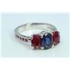 Image 2 : Ruby 2.11ct   BLUE SAPPHIRE 1.51CT   Pink Sapphire 0.13ct  Blue Diamond 0.03ct