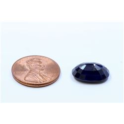 8 ct & up Natural Burma Blue Sapphire Oval Shaped ctw 8.48