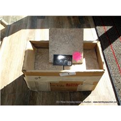 BOX: GLAZED PORCELAIN TILE 61/2”X61/2”