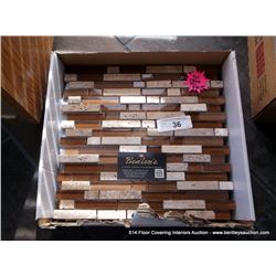 MARBLE GLASS MOSAIC 4 PIECES