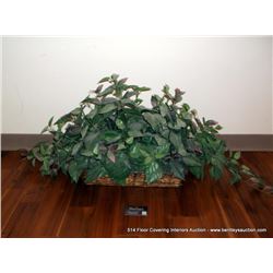 DECORATIVE BASKET W/ ARTIFICIAL PLANT