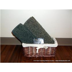 BASKET W/ SAMPLE CARPET