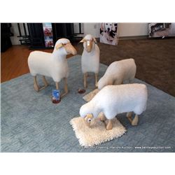 WOOLS OF NEW ZEALAND DISPLAY SHEEP 4X THE MONEY