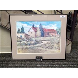 28”X23” COUNTRY CHURCH BY BUTLEN PRINT