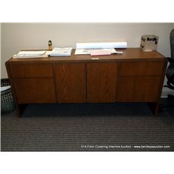 6-DRAWER WOOD CABINET