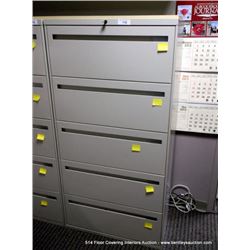 5-DRAWER LATERAL FILE CABINET