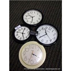 LOT: CLOCKS 4X THE MONEY