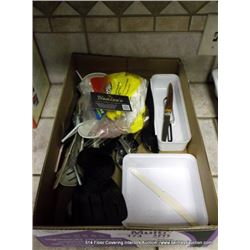BOX: ASSORTED KITCHEN UTENSILS
