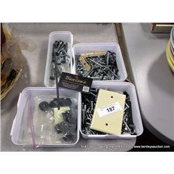 ASSORTED HARDWARE-SCREWS & BOLTS 4X THE MONEY