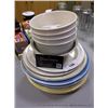 Image 1 : ASSORTED DONNER PLATES & BOWLS