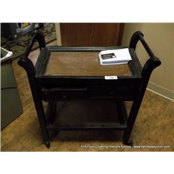 WOODEN DECORATIVE CART